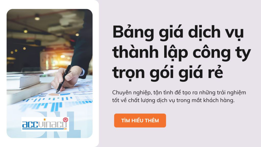 Dịch vụ thành lập công ty tại luật ACC