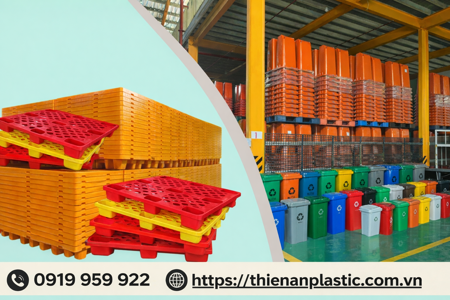 Thiên Ân Plastic chuyên cung cấp thùng nhựa, pallet nhựa, sóng nhựa, khay nhựa, thớt nhựa các loại