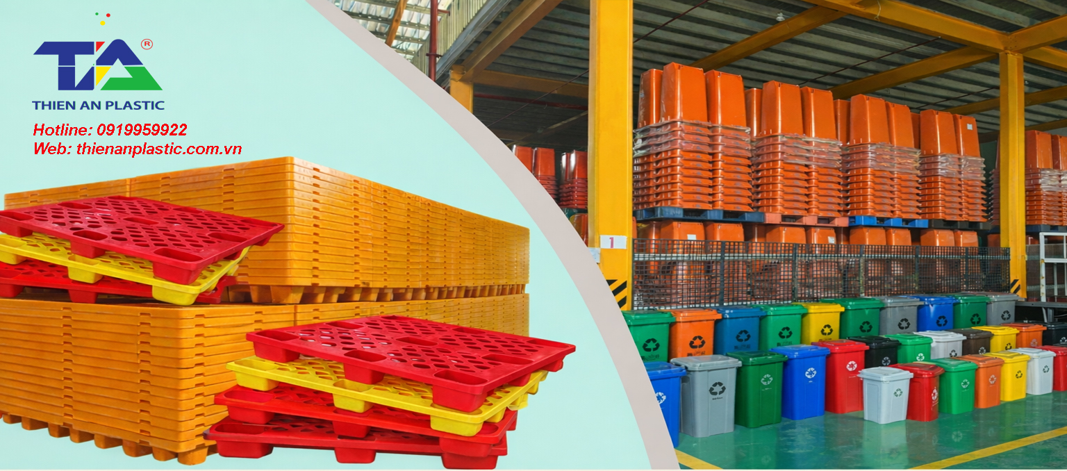 Thiên Ân Plastic chuyên cung cấp thùng nhựa, pallet nhựa, sóng nhựa, khay nhựa, thớt nhựa các loại