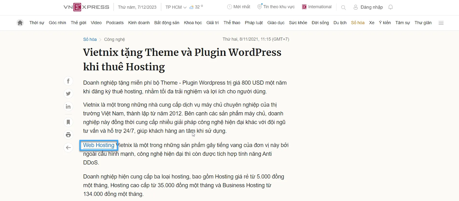 Backlink từ báo điện tử là dạng backlink phổ biến trong SEO