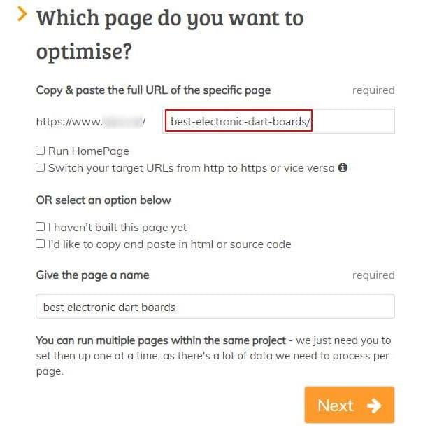 Bước 4: Tạo Page mới và tiến hành chạy đo điểm số ban đầu