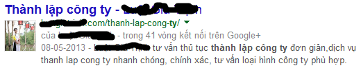 Kết hợp nhuần giữa tựa đề và snippet