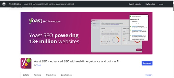 Hướng dẫn cài đặt Yoast SEO