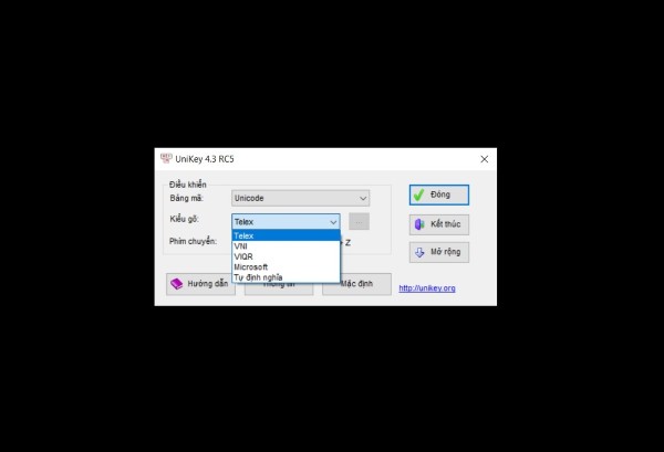 Kiểu gõ Telex, cách gõ Telex và bảng mã Telex tiếng việt trên Unikey đơn giản